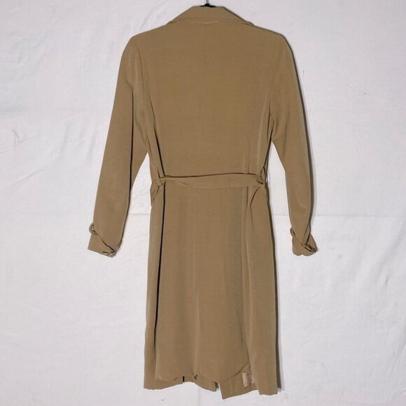 Vintage Rico Salandanan Tan Long Blazer Light Jacket M - Picture 13 of 14